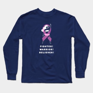 Breast Cancer Warrior Long Sleeve T-Shirt